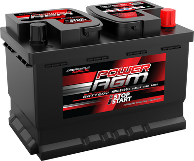 Super Crank NPCISS66H Stop/Start 4X4/Light Commercial Battery 910CCA 75Ah
