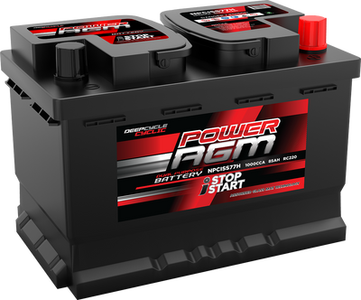 Super Crank NPCISS77H Stop/Start 4X4/Light Commercial Battery 1000CCA 85Ah