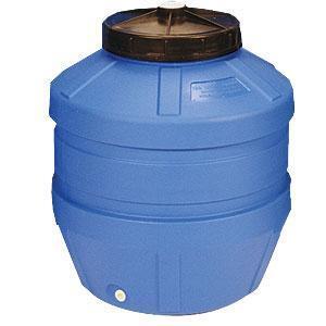 120L Round Open Head Food Grade Plastic Drum - Blue