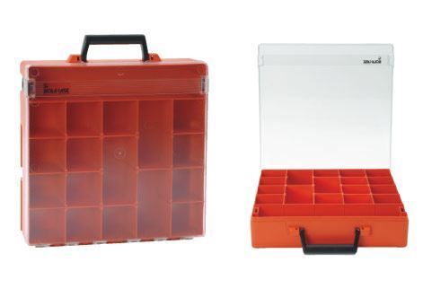 Storage Case - Rola Case - RC001/CL - Clear Lid - Orange