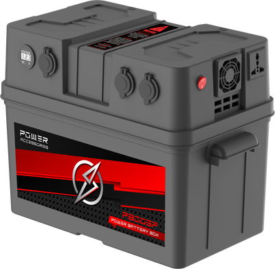 Power Accessories Portable Multi-Function Battery Box with LED light with 500W Inverter