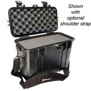 Transport Case - Pelican 1430 - 344 x 146 x 297mm - Foam Insert - Black
