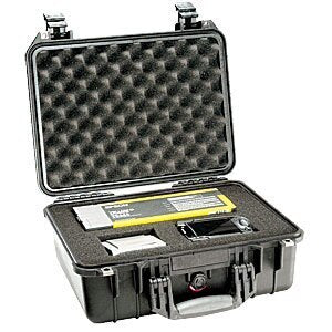 Transport Case - Pelican 1450 - 371 x 258 x 152 mm - Foam Insert - Black