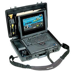 Transport Case - Pelican 1490CC1 - 451 x 289 x 105 mm - Deluxe Case - Black