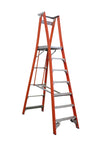 Indalex 2-12 Steps Pro Fibreglass Platform Ladder - 150kg Rated - 2.1m