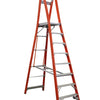 Indalex 2-12 Steps Pro Fibreglass Platform Ladder - 150kg Rated - 2.1m