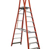 Indalex 2-12 Steps Pro Fibreglass Platform Ladder - 150kg Rated - 2.1m