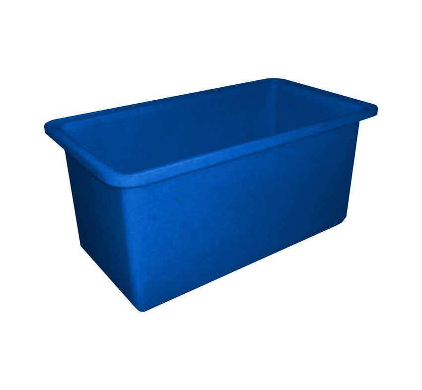 450L Plastic Rectangular Rotomould Bin - 1220 x 610 x 610mm