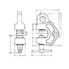 Multi Directional Lifting Clamp MODEL SBB