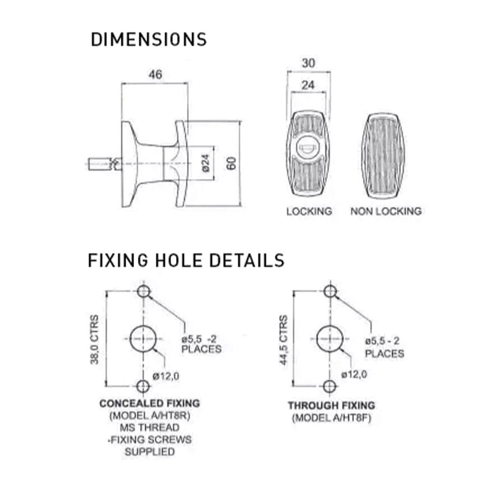 Small T Shape Handle