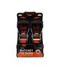Ratchet Tie Down Straps 4.8m x 38mm LC 500KG (Pack of 2)