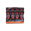 Ratchet Tie Down Straps 4.8m x 38mm LC 500KG (Pack of 4)