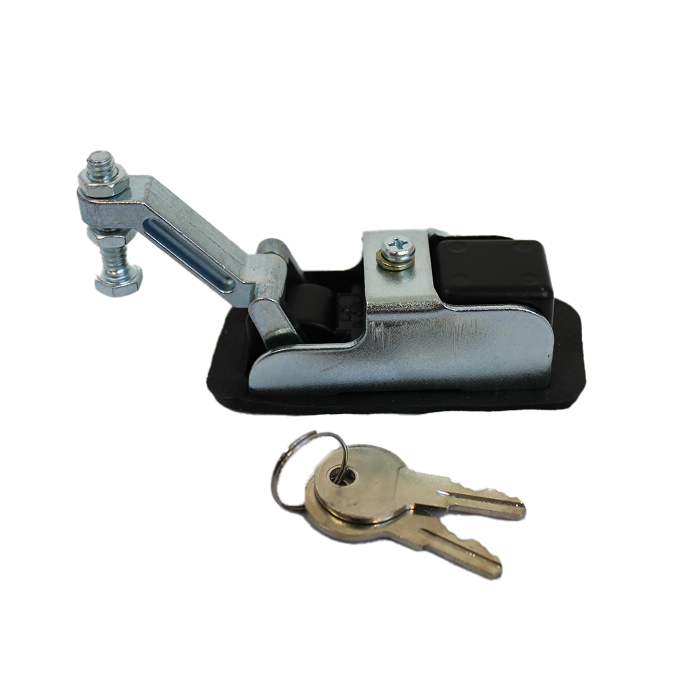 Black Lock with Key Medium