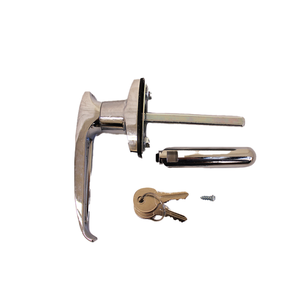L Handle Door Lock with Diecast Cam & Key