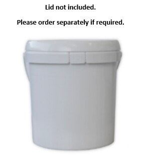 1L Round Plastic Pail - Plastic Handle