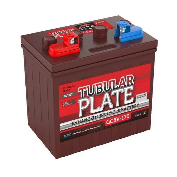 POWER INDUSTRIAL FLOODED 8 VOLT DEEP CYCLE BATTERY 170AH