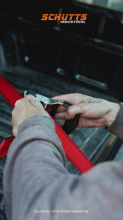 Ratchet Tie Down Straps 4.8m x 38mm LC 500KG (Pack of 4)