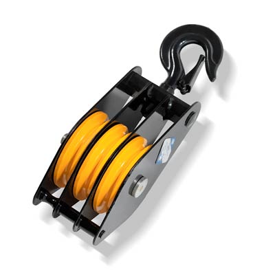 Treble Sheave Blocks - Wire (Hook)